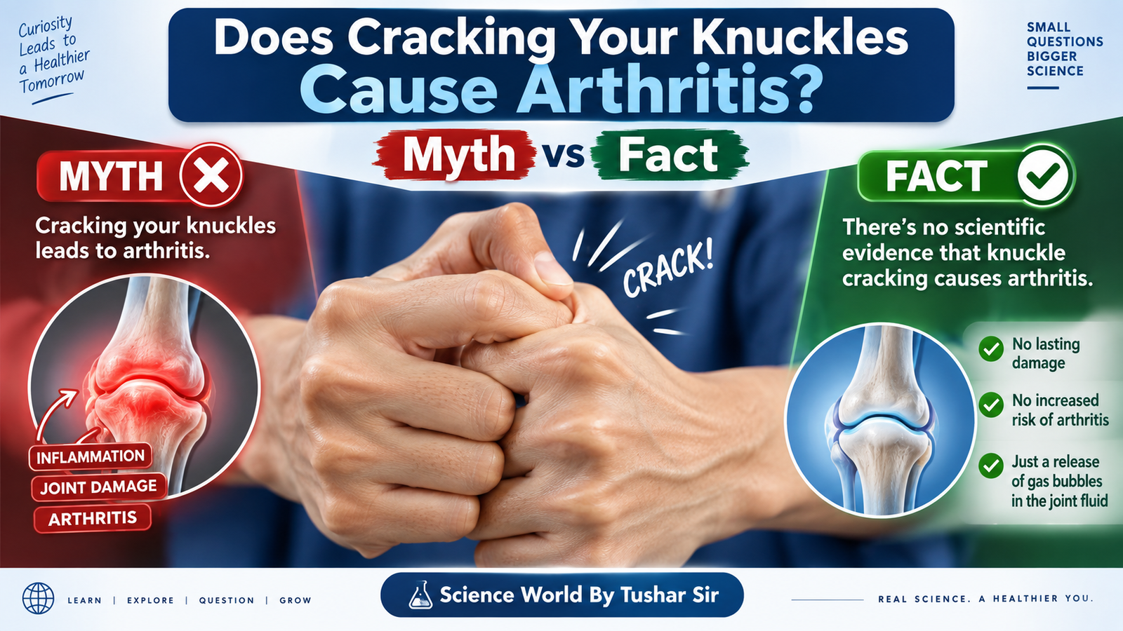 Does Cracking Your Knuckles Cause Arthritis? Myth vs Fact