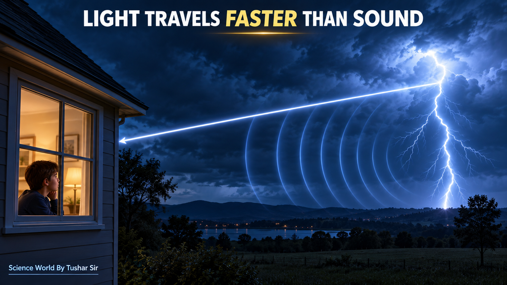 Why Is Lightning Seen Before Thunder?