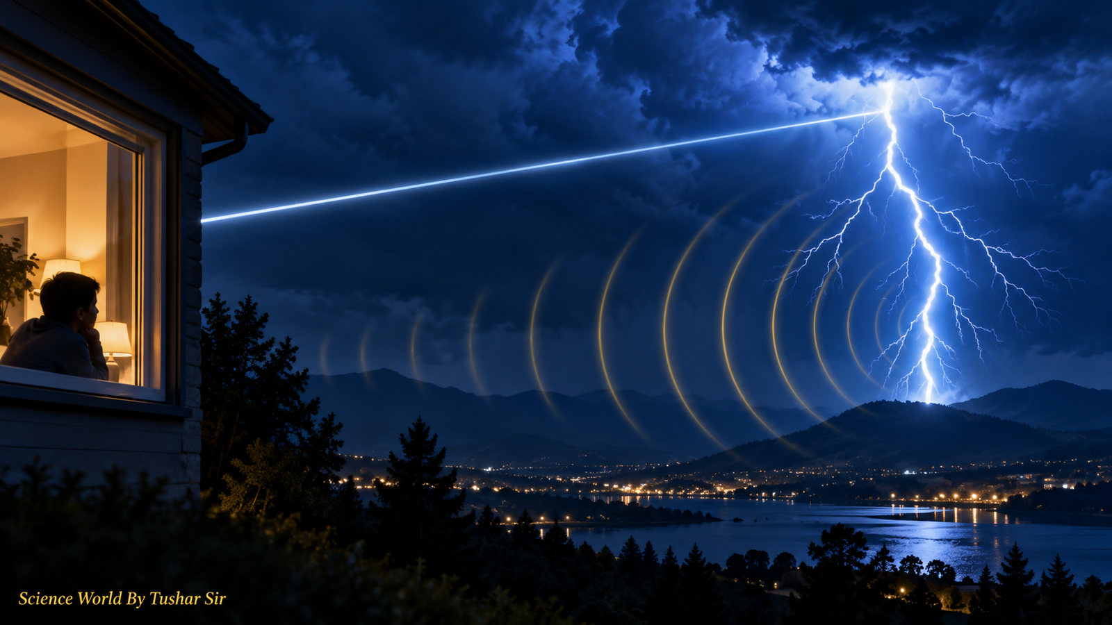 Why Is Lightning Seen Before Thunder?